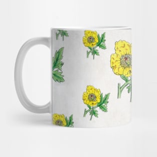 floral pattern case Mug